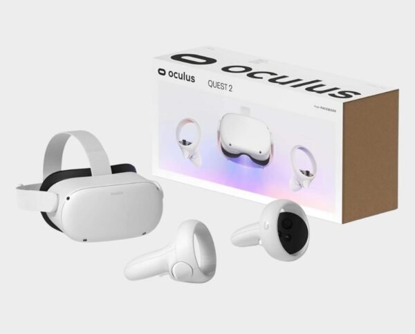Oculus Quest 2 VR Headset 128GB Holiday Set - Advanced All-in-One Virtual Reality Headset Cover Set, White